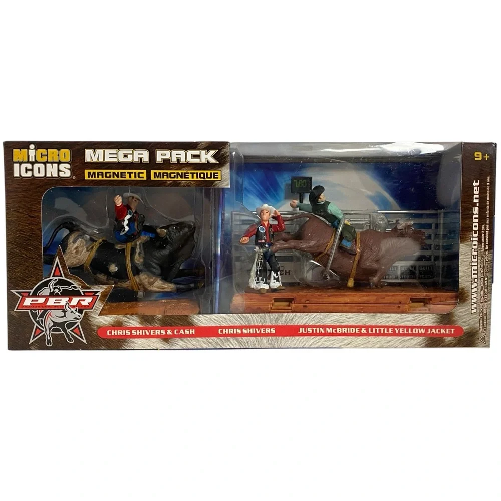 PBR Micro Icons Mega Pack Chris Shivers Cash Justin McBride Little Yellow Jacket